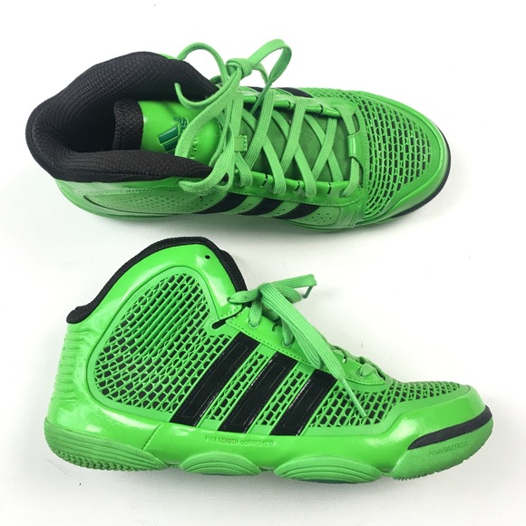 adidas green basketball shoes